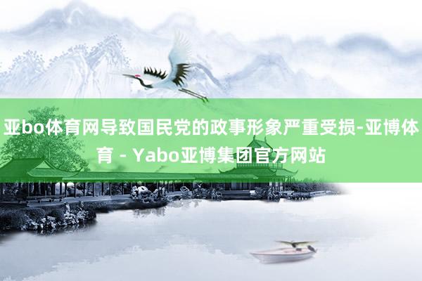 亚bo体育网导致国民党的政事形象严重受损-亚博体育 - Yabo亚博集团官方网站